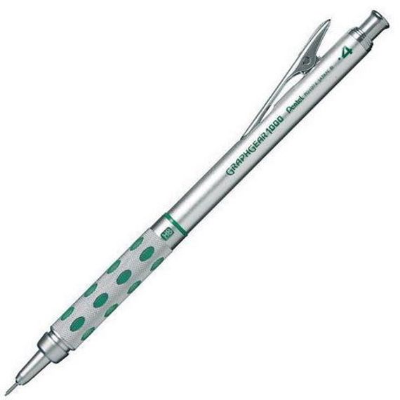 Автоматический карандаш Pentel GraphGear 1000 в металлическом корпусе, 0.4мм