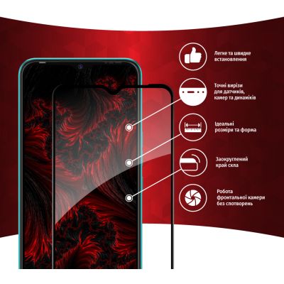 Стекло защитное Intaleo Full Glue Tecno Spark Go 2022 (1283126542329) | Зображення 1