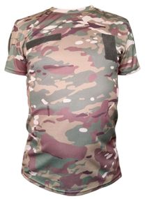 Футболка Tactic4Profi кулмакс мультикам з коротким рукавом з 4-ма липучками