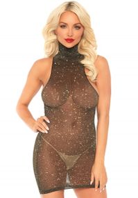 Міні-сукня з люрексу спандекс Leg Avenue sexstyle