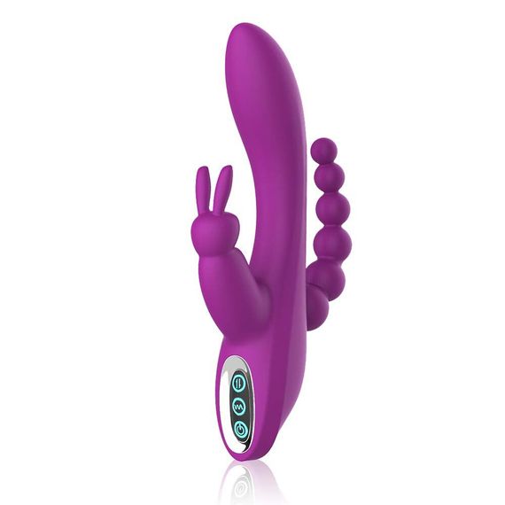 Многофункциональный вибратор 3 в 1 (USB)