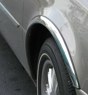 Накладки на арки (2004-2008, 4 шт, нерж) для Peugeot 407 | Зображення 1