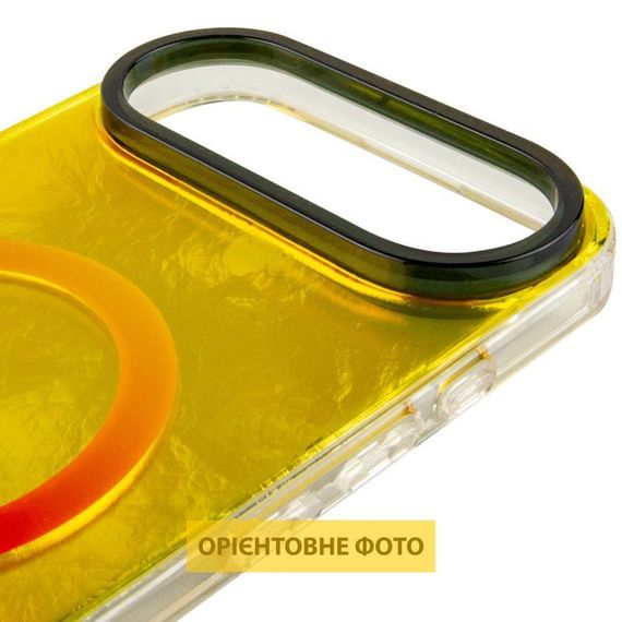 Чохол TPU Shiny Mountain (MagFit) для Apple iPhone 17 Air (6.6") Green / Blue Yellow / Pink | Зображення 3