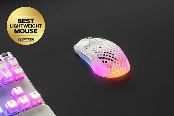 Мишка SteelSeries Aerox 3 Wireless Ghost, RGB, 18000dpi., 6кн., прозора | Зображення 5