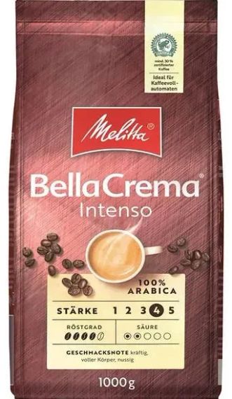 Кава зернова Melitta Grand Aroma, 1000 г, Німеччина, середнього обсмажування