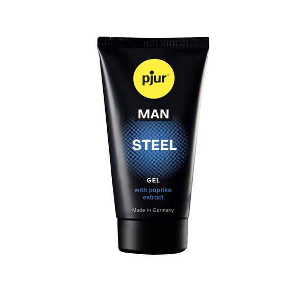 Гель для пеніса стимулювальний pjur MAN Steel Gel 50 ml з екстрактом паприки та ментолом