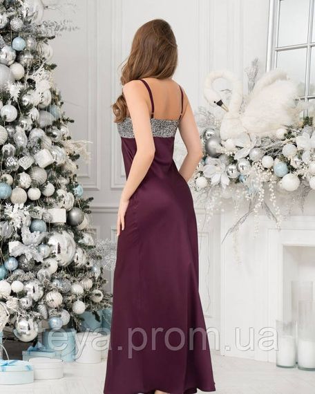 Платье для женщин цвет бордовый размеры S, M, L FI_009593 | Зображення 2