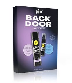 Подарочный набор pjur BACK DOOR Value Pack: силиконовая смазка 100 мл и расслабляющий спрей 20 мл