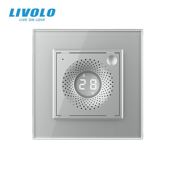 Термометр-гігрометр LIVOLO, 230В, сірий | Зображення 1