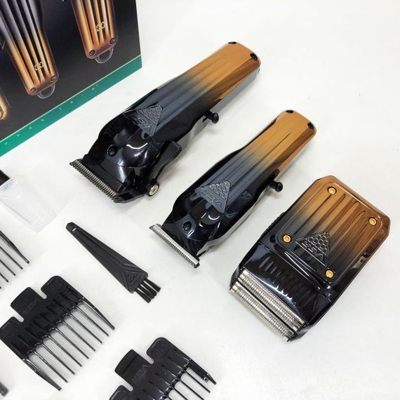 Комплект VGR 3 в 1 V-644 акумуляторна машинка для стрижки, триммер та електробритва шейвер | Зображення 5