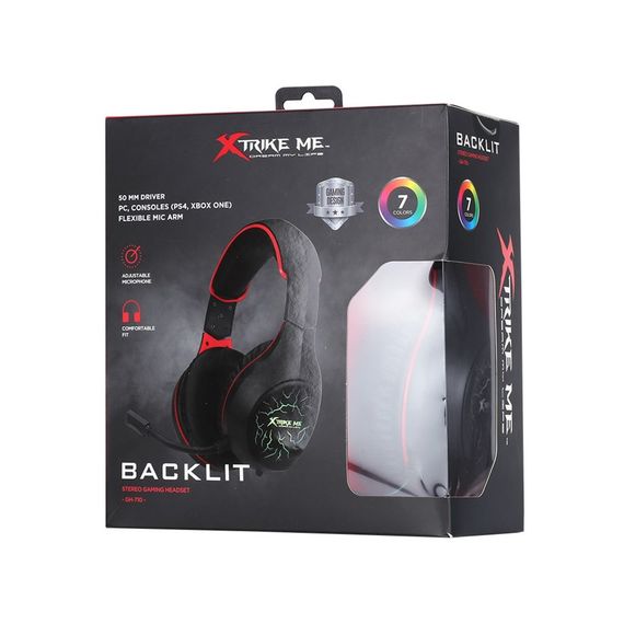 Навушники Xtrike ME GH-710 Rainbow Black (GH-710) | Зображення 4