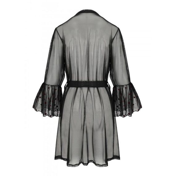 Повітряний пеньюар Passion LOVELIA PEIGNOIR L/XL, black | Зображення 5