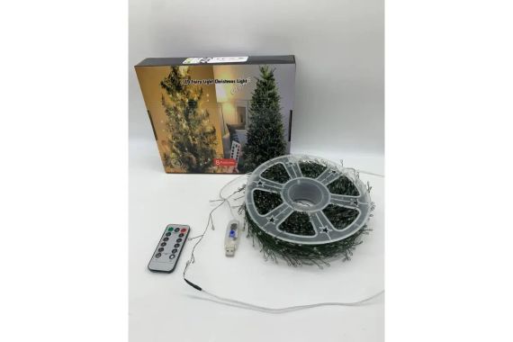 Гирлянда Роса на катушке фейерверк - мишура от USB, 20м, 600LED + пульт Белый | Зображення 3