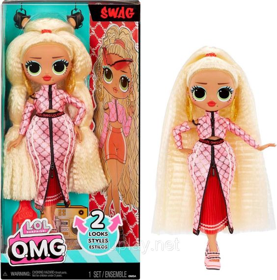 Лялька ЛОЛ Сюрприз ОМГ Сваг із аксесуарами LOL Surprise OMG Swag Fashion Doll