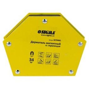 Тримач магнітний трапеція 34 кг 105*65*65*45мм (30,45,60,90,75,135°) SIGMA