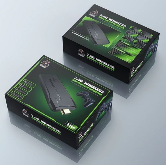 Ігрова приставка XPRO 8M 64 ГБ Mini Геймстик 4K HDMI + 2 бездротових джойстики 25001 чорний (40842-15758_836) | Зображення 8
