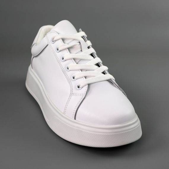 Кеди жіночі шкіряні 591415 Білі 36 37 38 39 40 41 | Зображення 1