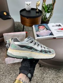 Чоловічі кросівки P-6000 M Grey Black Green весна / літо / осінь A3778 42 26,5