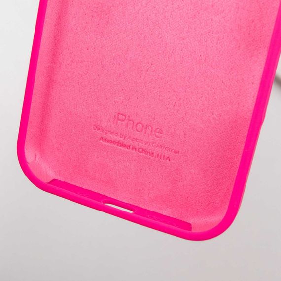 Чохол Silicone Case Full Protective (AA) для Apple iPhone 14 Pro (6.1") Рожевий / Barbie pink | Зображення 5