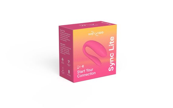 Смарт-вібратор для пар We-Vibe Sync Lite Pink, 10 віброрежимів, можна поєднувати з проникним сексом | Зображення 8