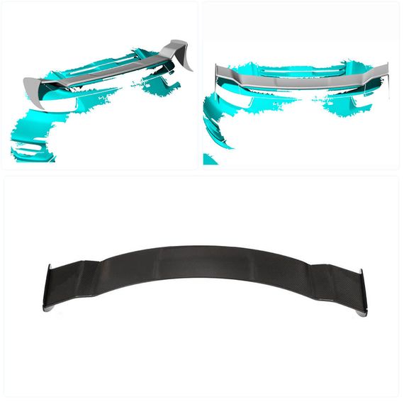 Спойлер V5 (Карбон) для Porsche 911 2012-2018 рр | Зображення 1