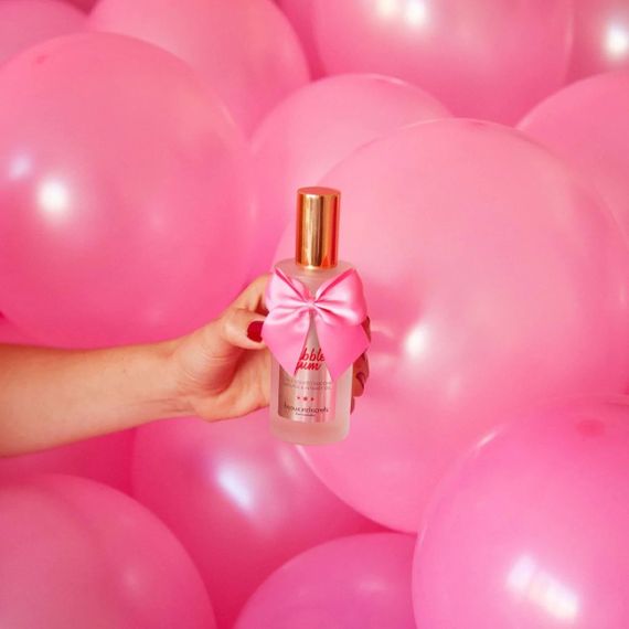 Масажний гель-лубрикант 2 в 1 із запахом на силіконовій основі Bubblegum Bijoux | Зображення 4