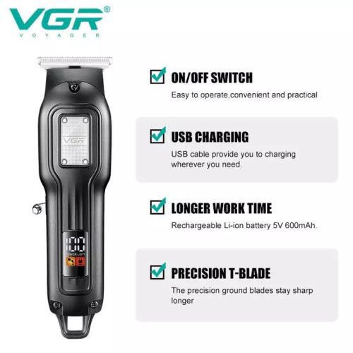 Машинка для стрижки з безліччю насадок, Бездротовий тример для стрижки та гоління GW-36