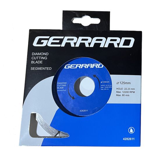 Диск алмазний по бетону Segment - 125x7.5x22.23мм Gerrard 4282611 | Зображення 1