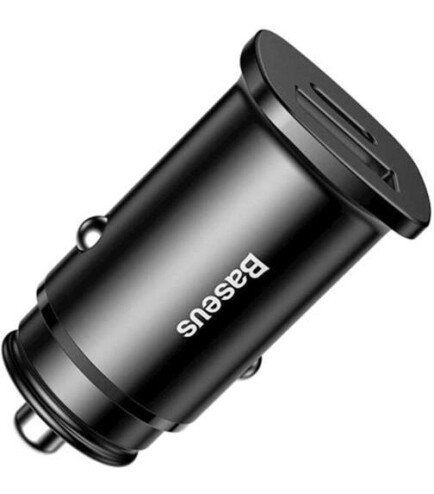Автомобільний зарядний пристрій Baseus Square Dual-USB Quick Charge Car Charger Black | Зображення 2