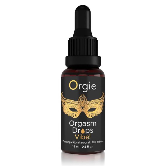 Кліторальні краплі з вібрацією ORGASM DROPS VIBE!,15 мл ORGIE (Бразилія-Португалія) | Зображення 1
