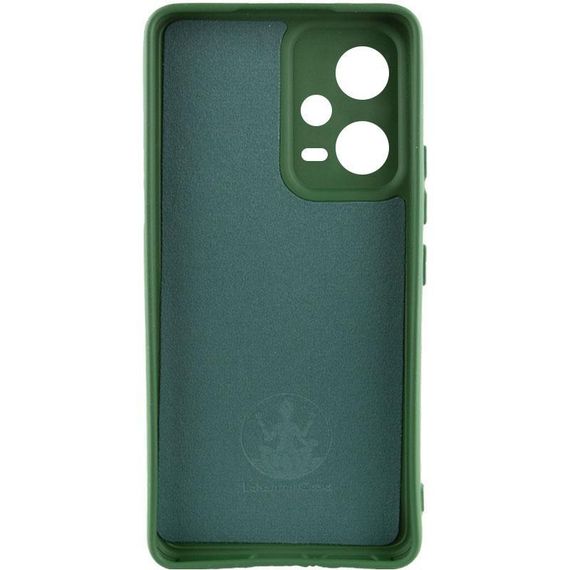 Чехол Silicone Cover Lakshmi Full Camera (A) для Xiaomi Poco X5 5G / Redmi Note 12 5G Зеленый / Dark green | Зображення 1