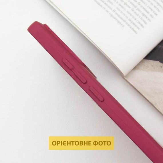 Чохол TPU GETMAN Liquid Silk Full Camera для Xiaomi Poco X6 / Note 13 Pro 5G Бордовий / Marsala | Зображення 3