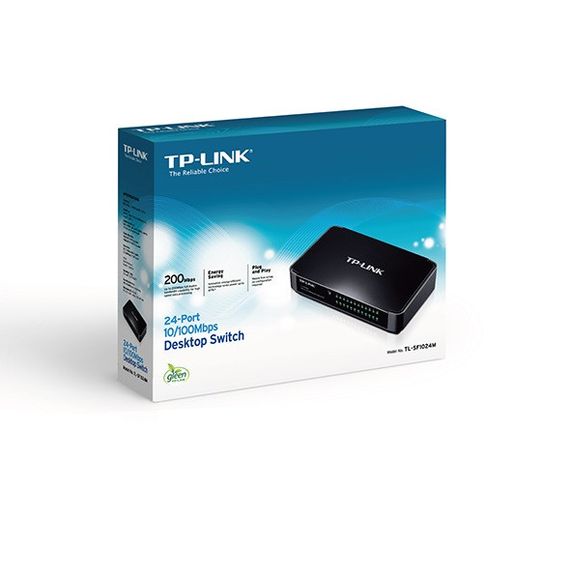 Коммутатор TP-LINK TL-SF1024M 24xFE неуправляемый (TL-SF1024M) | Зображення 2