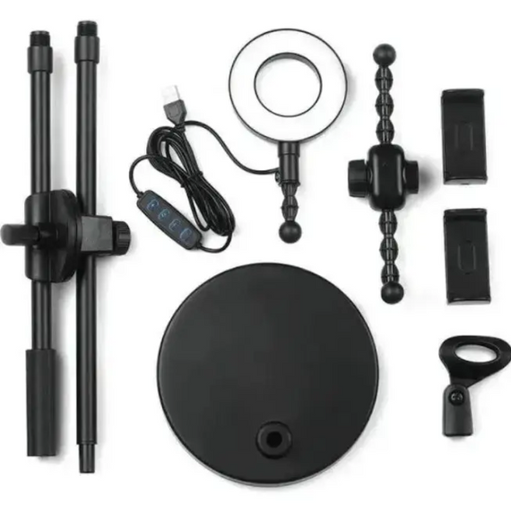 Блогер Кільцевий світильник ing LED Youtuber з подвійною підтримкою фото- та відео, стримів, блогів | Зображення 6