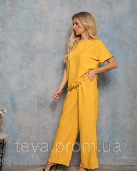 Костюм-колір гірчичний розмір 3XL FI_003452 | Зображення 1