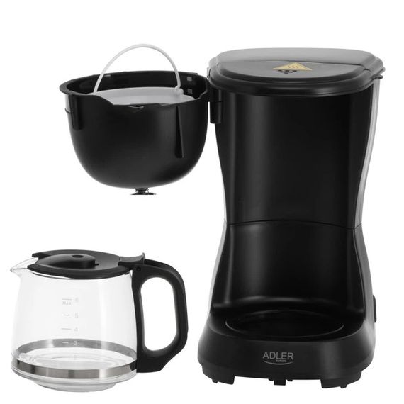 Кавоварка крапельна Adler AD 4381 black 600 Вт чорна | Зображення 3