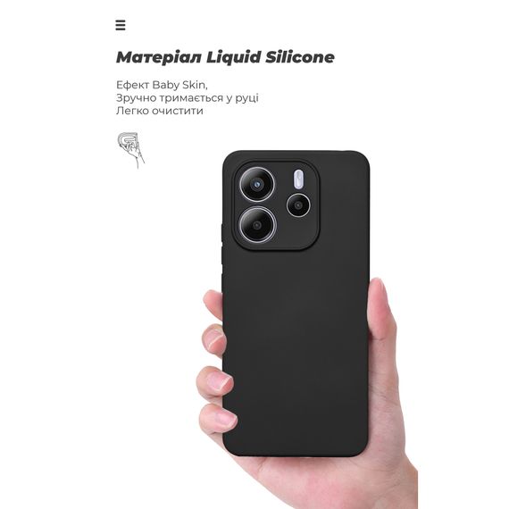Чохол до мобільного телефона Armorstandart ICON Xiaomi Redmi Note 14 4G Camera cover Black (ARM79815) | Зображення 6