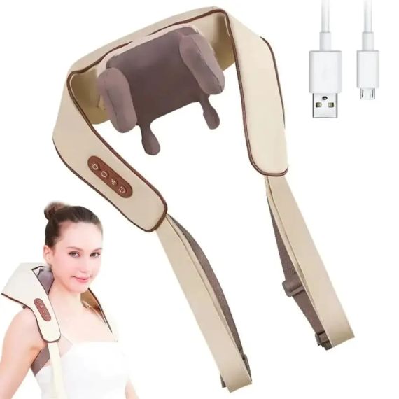 Роликовий масажер для шиї та спини, USB, MASSAGER XL-653 / Електричний масажер | Зображення 2