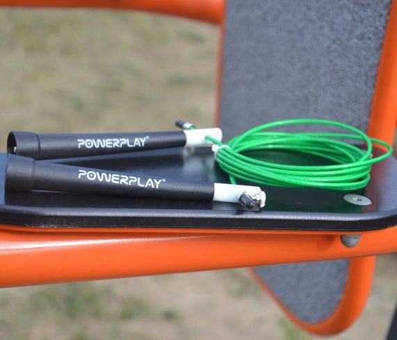 Скакалка швидкісна Паверплей 4202 Ultra Speed Rope Зелена (2,9m.) | Зображення 8