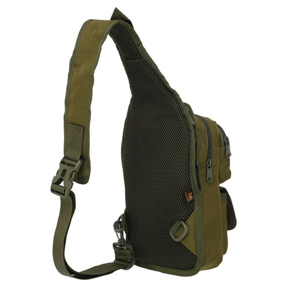 Сумка-слінг тактична з однією лямкою SILVER KNIGHT TY-184 (30х16х8см) 4л Олива | Зображення 5
