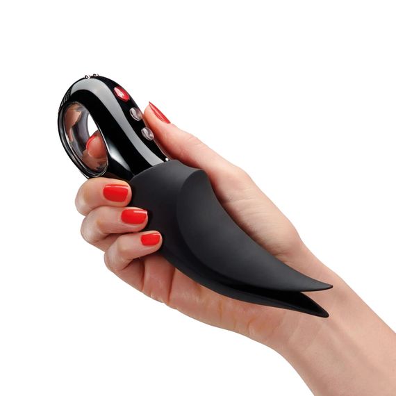 Вібратор для клітора Fun Factory VOLTA black, гнучкий подвійний кінчик | Зображення 6