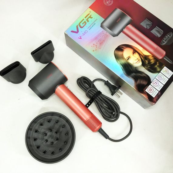 Фен професійний VGR V-440. Колір: оранжевий | Зображення 9