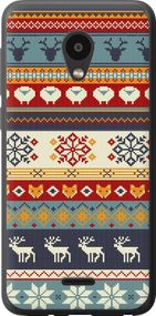 Чехол на Meizu C9 Рождественский орнамент "3303u-1627-17620"