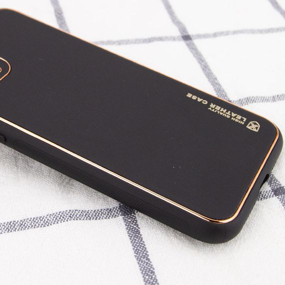 Кожаный чехол Xshield для Apple iPhone 14 (6.1") Черный / Black | Зображення 1