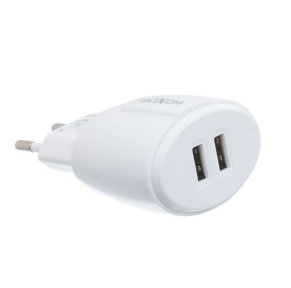 Сетевое зарядное устройство MOXOM 2в1 micro 2USB/2.1A (KH-68) | Зображення 2