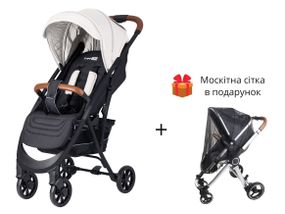 Коляска FreeON LUX Premium Light Grey-Black