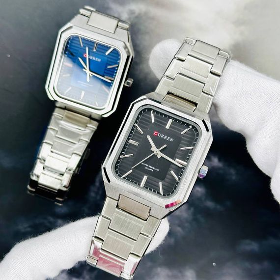 Чоловічий годинник Curren 8457 Silver-Black | Зображення 3