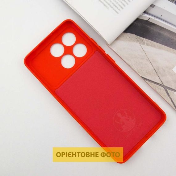 Чохол TPU GETMAN Liquid Silk Full Camera для Xiaomi Poco X6 / Note 13 Pro 5G Червоний / Red | Зображення 2