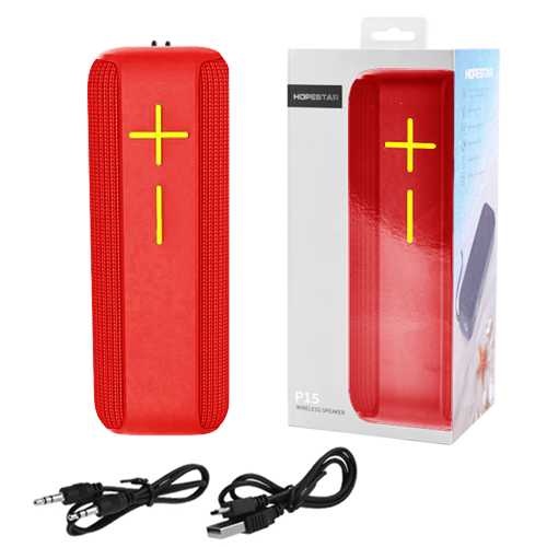 Портативная колонка HOPESTAR P15, Bluetooth, радио, PowerBank, speakerphone, красный | Зображення 5