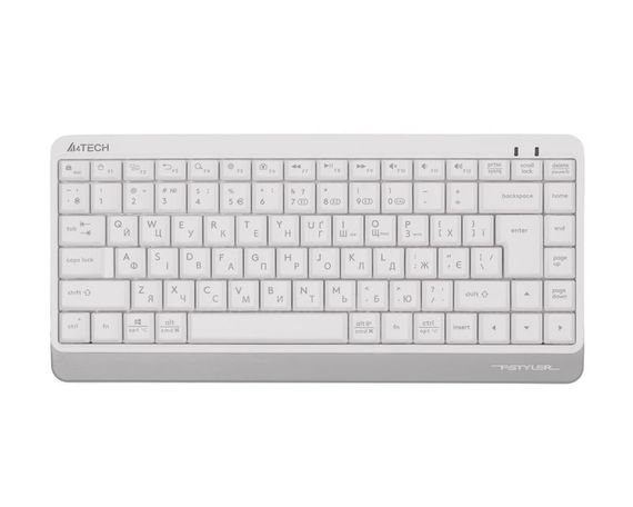 Клавіатура бездротова A4Tech Fstyler FBK11 (White),  USB, колір білий
